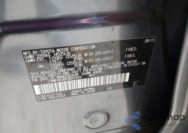 JTMWFREV0FD071444: 42199499