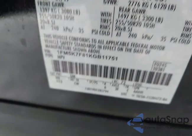 1FM5K7F81KGB11751: 42199525