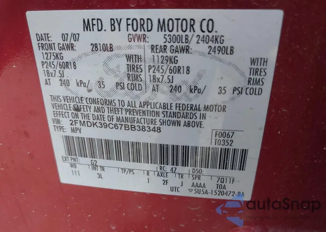 2FMDK39C67BB38348: 42199757