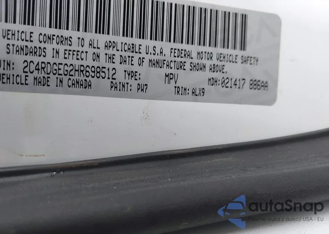 2C4RDGEG2HR698512: 42199781