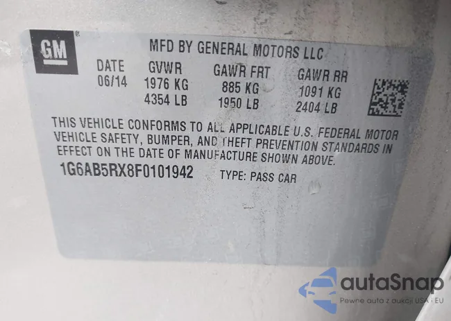 1G6AB5RX8F0101942: 42199906