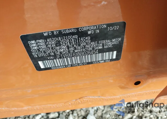 JF1VBAF6XN9026454: 42199908