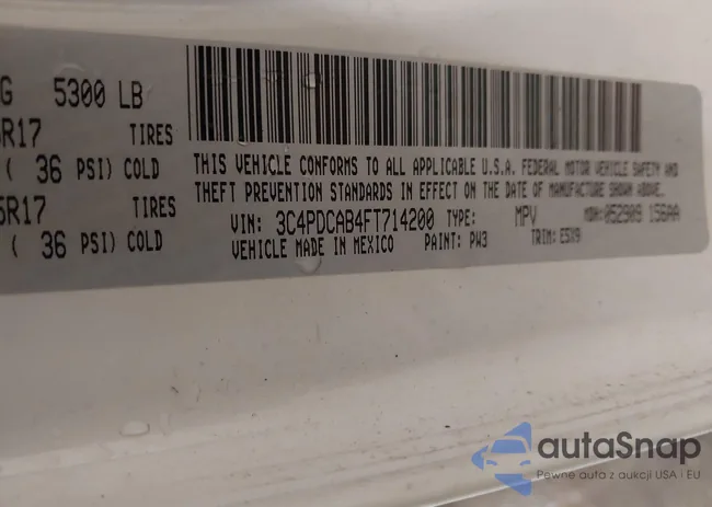 3C4PDCAB4FT714200: 42199910