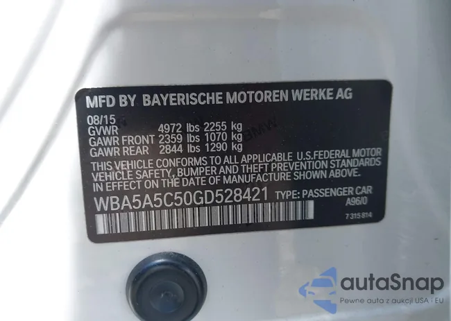 WBA5A5C50GD528421: 42199044