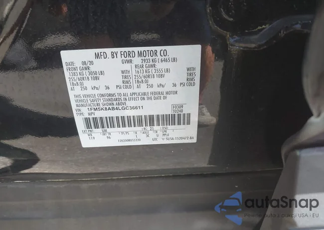 1FM5K8AB4LGC36611: 42199062