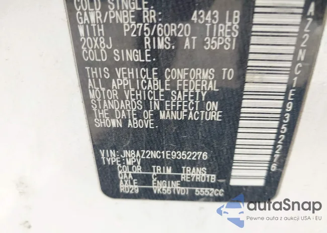 JN8AZ2NC1E9352276: 42199182