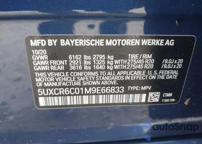 5UXCR6C01M9E66833: 42199295