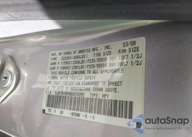 5J8TB18598A016282: 42199332