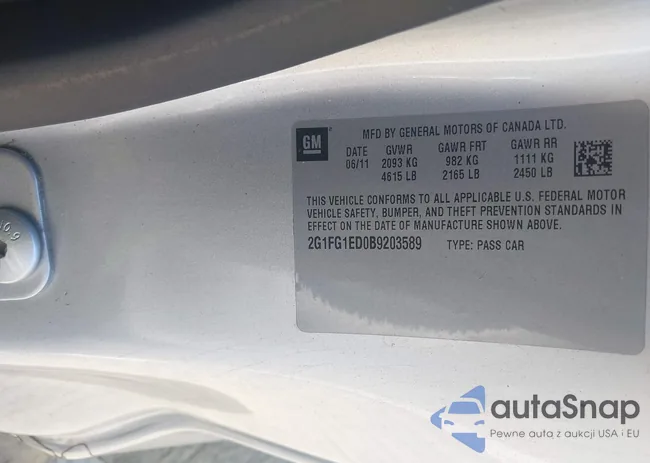 2G1FG1ED0B9203589: 42200667