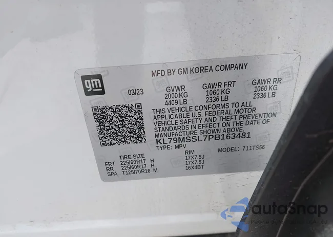 KL79MSSL7PB163481: 42200733