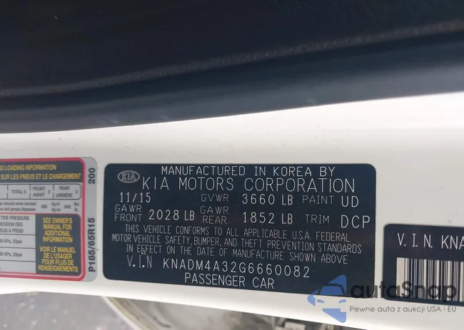 KNADM4A32G6660082: 42200749