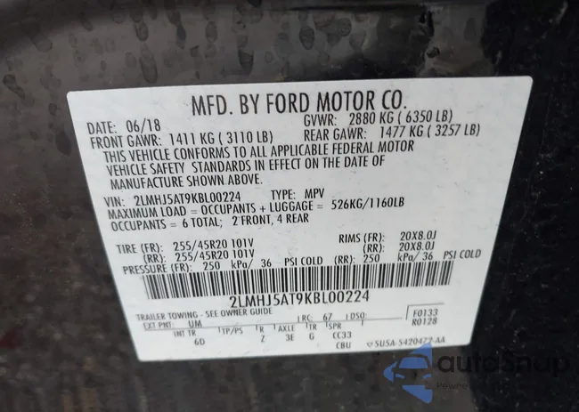 2LMHJ5AT9KBL00224: 42200810