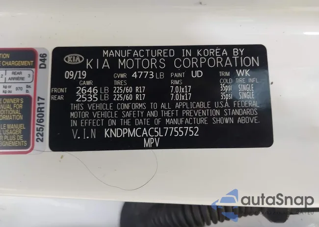 KNDPMCAC5L7755752: 42200329