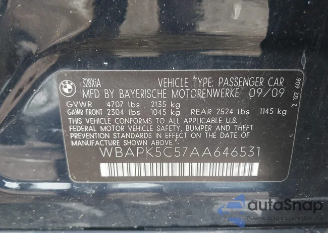 WBAPK5C57AA646531: 42200338