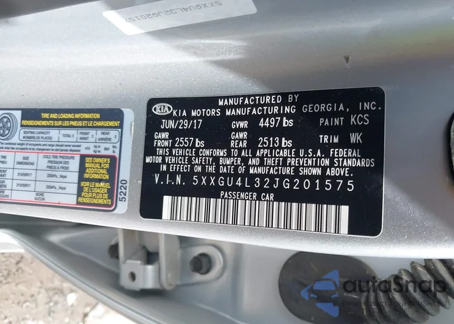 5XXGU4L32JG201575: 42200388