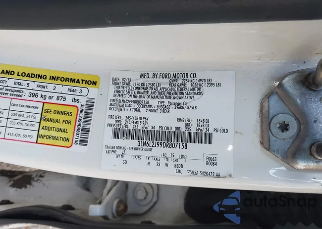 3LN6L2J99DR807158: 42201507