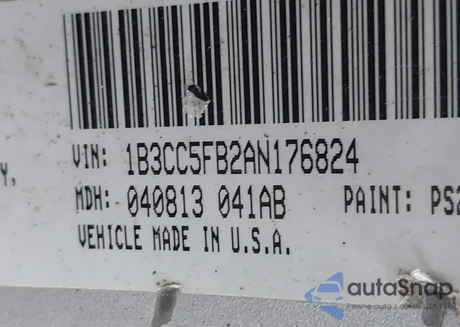 1B3CC5FB2AN176824: 42201641