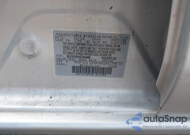 3N1CN7AP4EL844350: 42201655