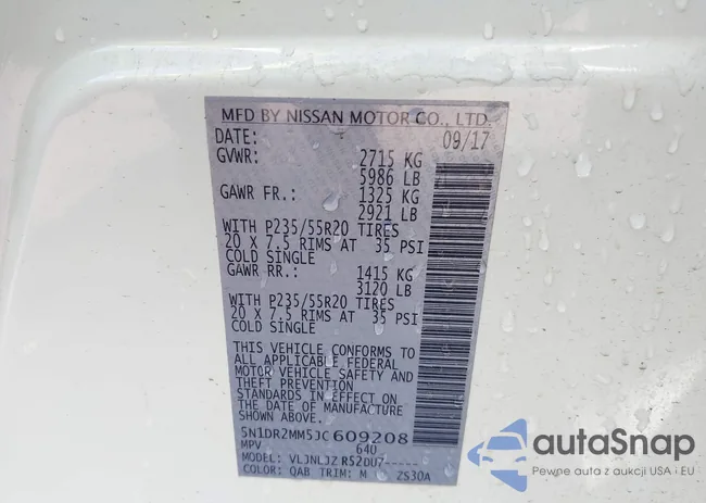 5N1DR2MM5JC609208: 42201833