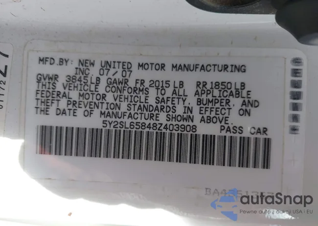 5Y2SL65848Z403908: 42201865