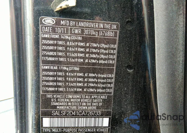 SALSF2D41CA726733: 42201212