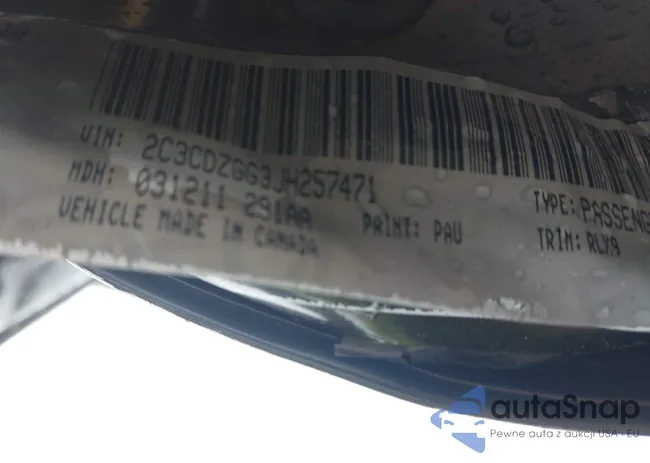 2C3CDZGG3JH257471: 42202564