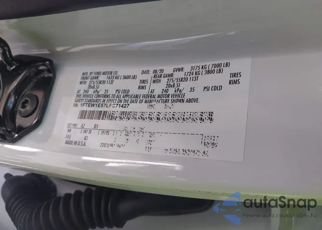 1FTEW1E57LFC71427: 42202609