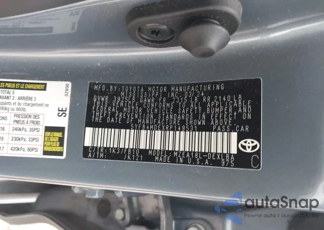 5YFB4MDEXRP149531: 42202627