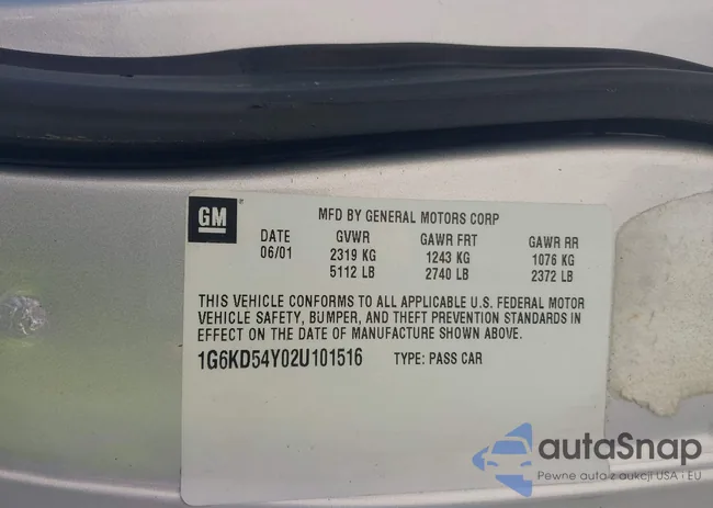 1G6KD54Y02U101516: 42202642