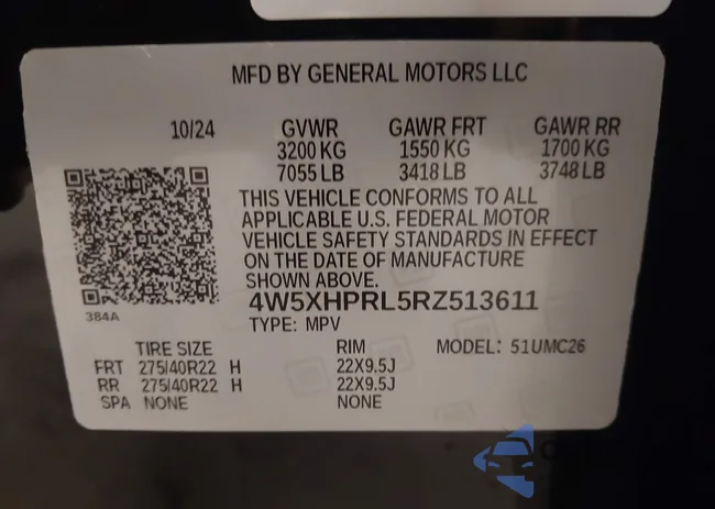 4W5XHPRL5RZ513611: 42202904