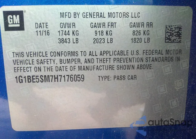 1G1BE5SM7H7176059: 42202923