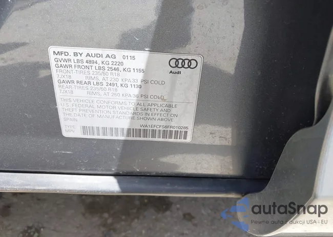 WA1EFCFS6FR010285: 42202068