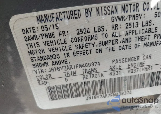 JN1BV7AR7FM409374: 42202230