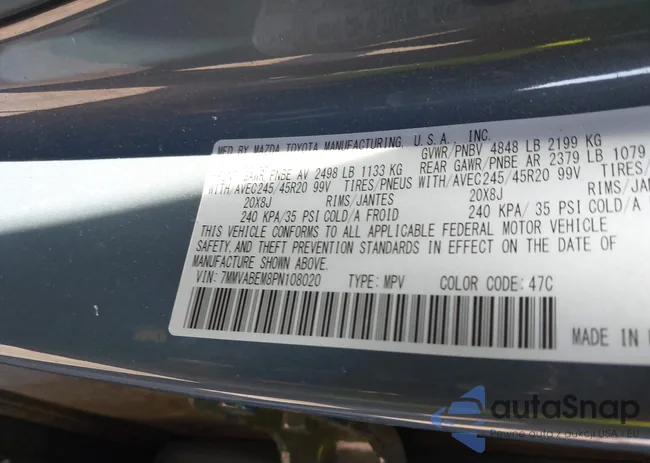 7MMVABEM8PN108020: 42203568