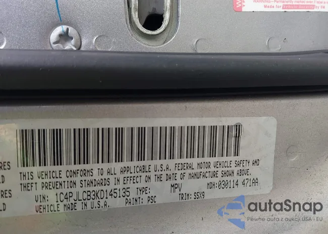 1C4PJLCB3KD145135: 42203577