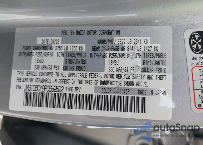 JM3TCBCY9P0659522: 42203611