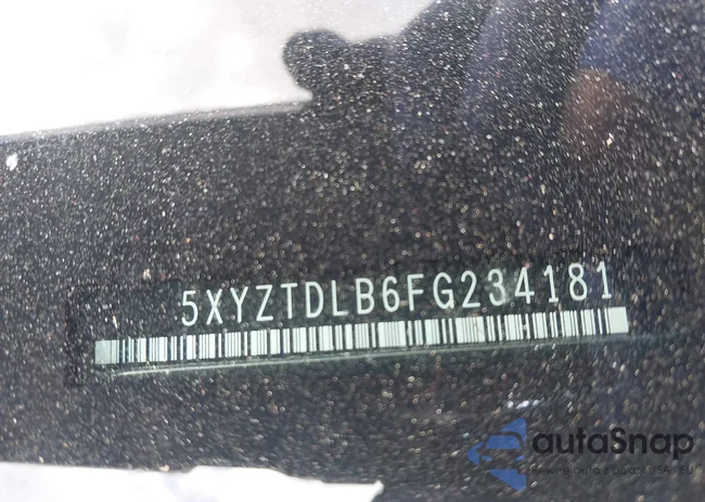 5XYZTDLB6FG234181: 42203713