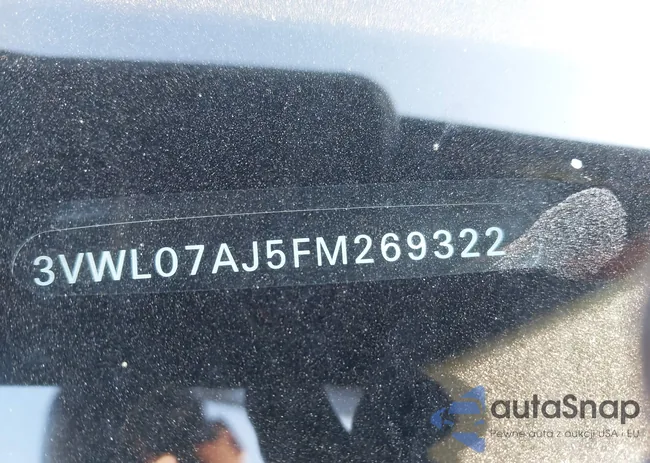 3VWL07AJ5FM269322: 42203850