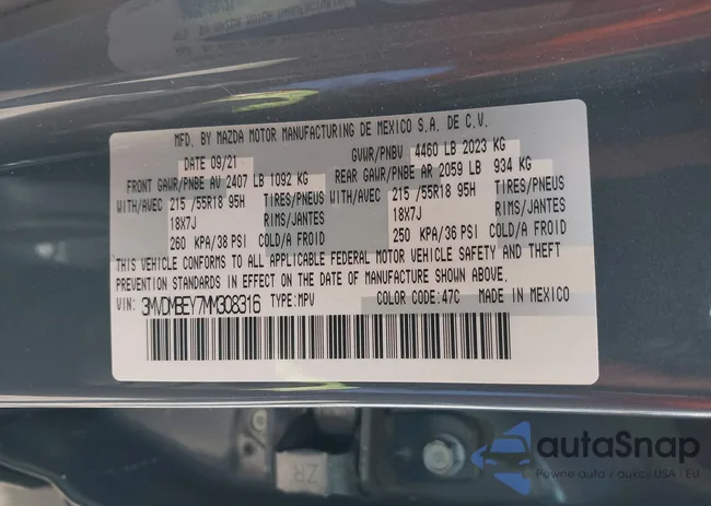 3MVDMBEY7MM308316: 42203892