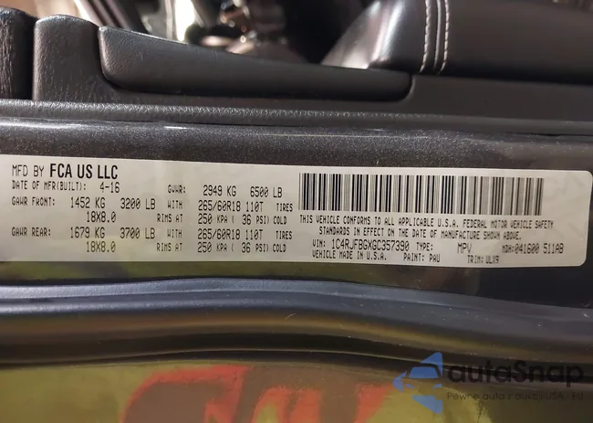 1C4RJFBGXGC357390: 42203067