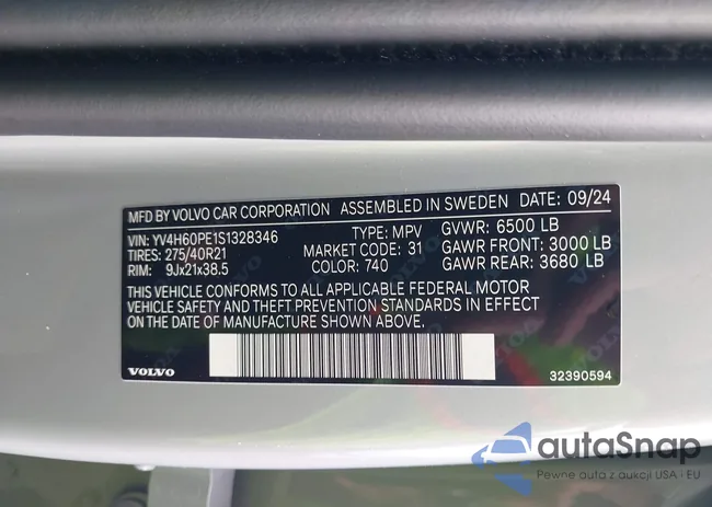 YV4H60PE1S1328346: 42203082