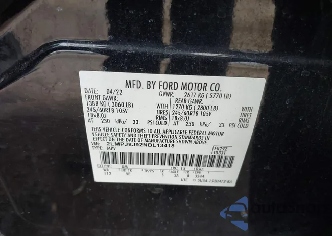 2LMPJ8J92NBL13418: 42203176