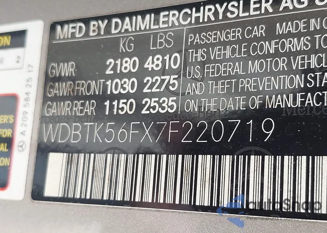 WDBTK56FX7F220719: 42203211