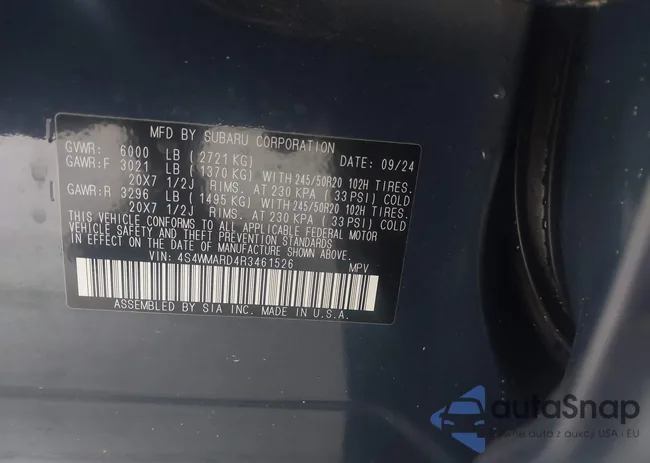 4S4WMARD4R3461526: 42205013