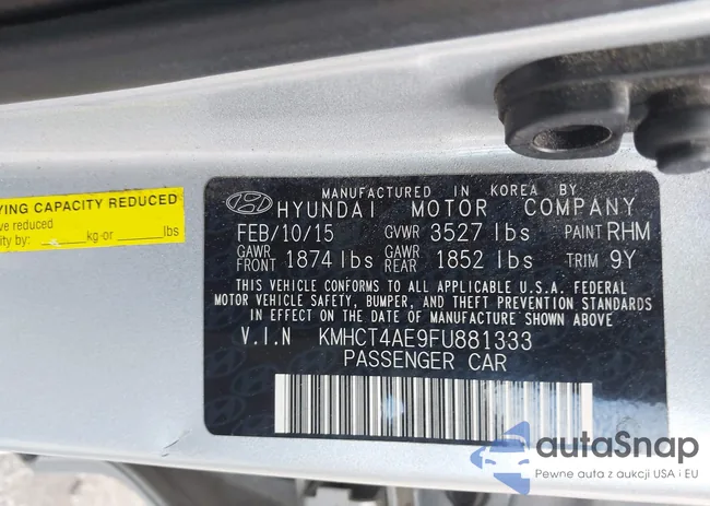 KMHCT4AE9FU881333: 42204162