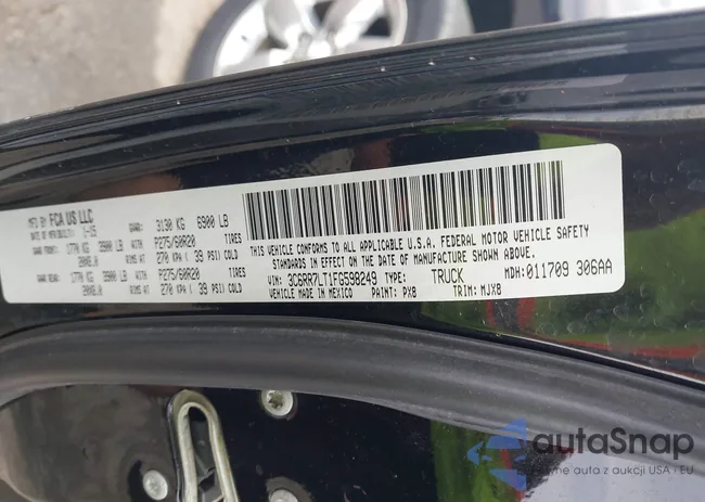 3C6RR7LT1FG598249: 42205424