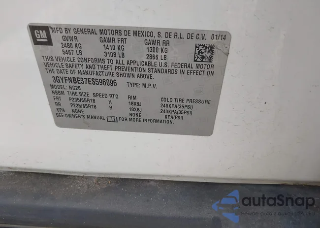 3GYFNBE37ES596096: 42205508