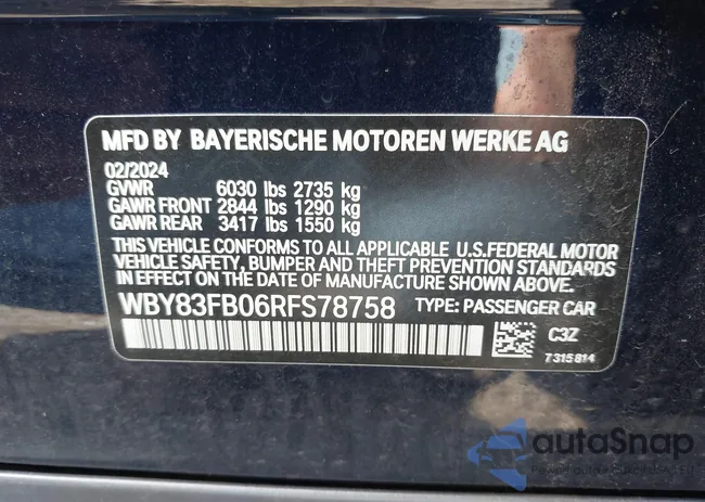 WBY83FB06RFS78758: 42205579