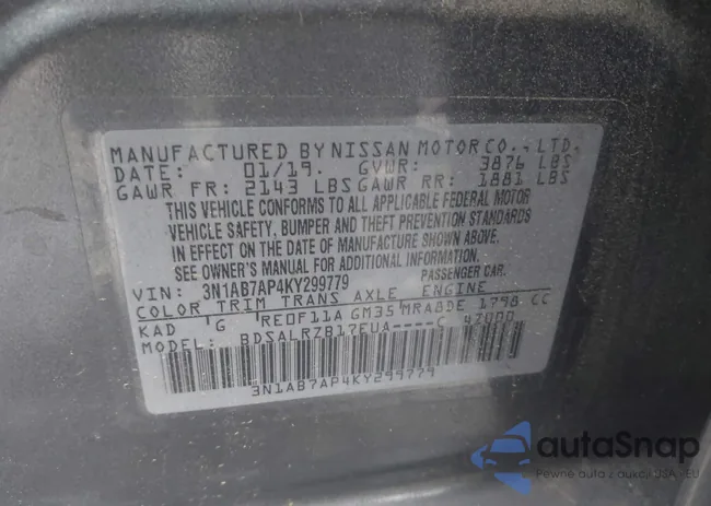 3N1AB7AP4KY299779: 42205721