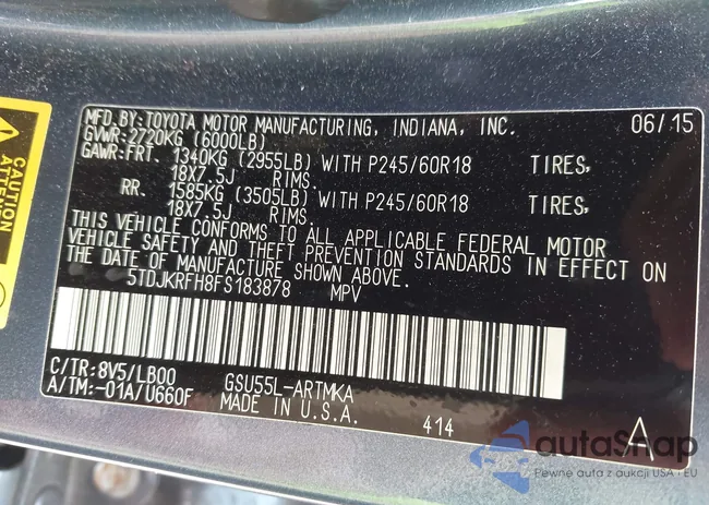 5TDJKRFH8FS183878: 42205941